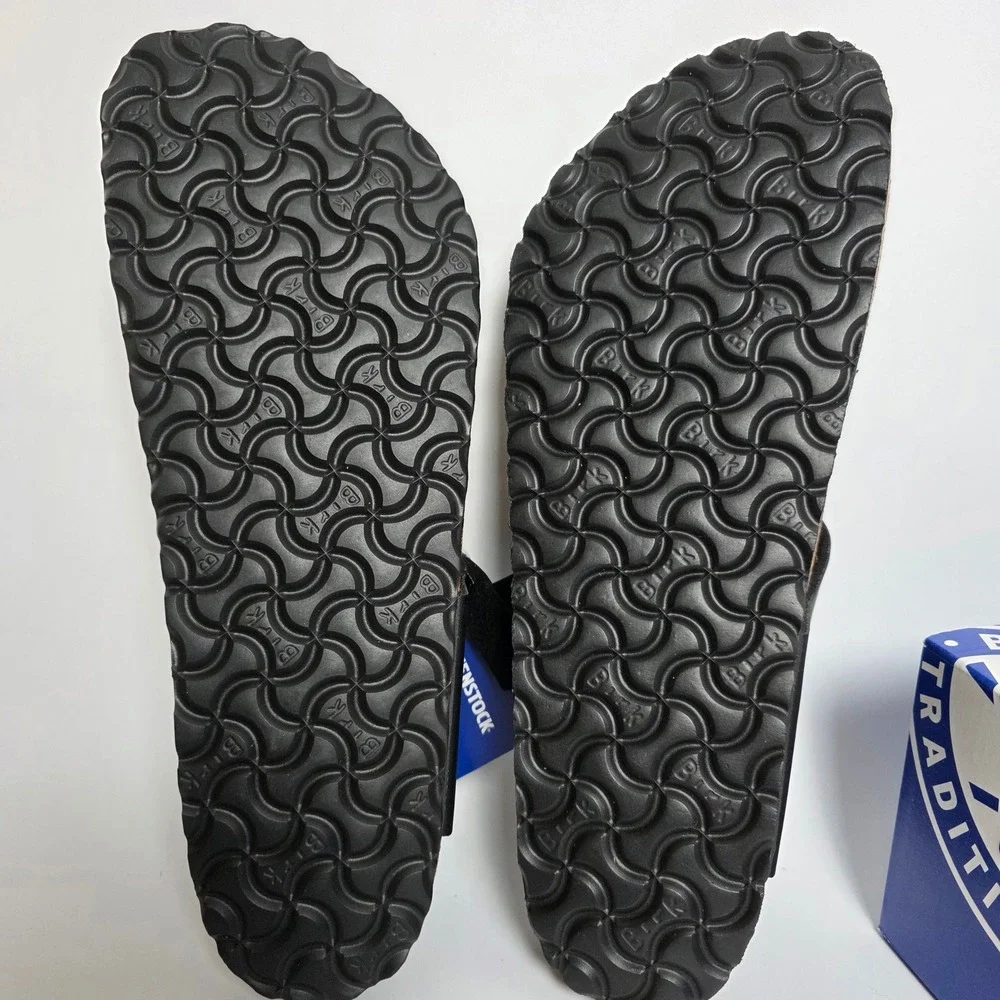 Birkenstock Gizeh BS Black Birko-Flor Thong Sandals Mens 11 EU 44 New In Box